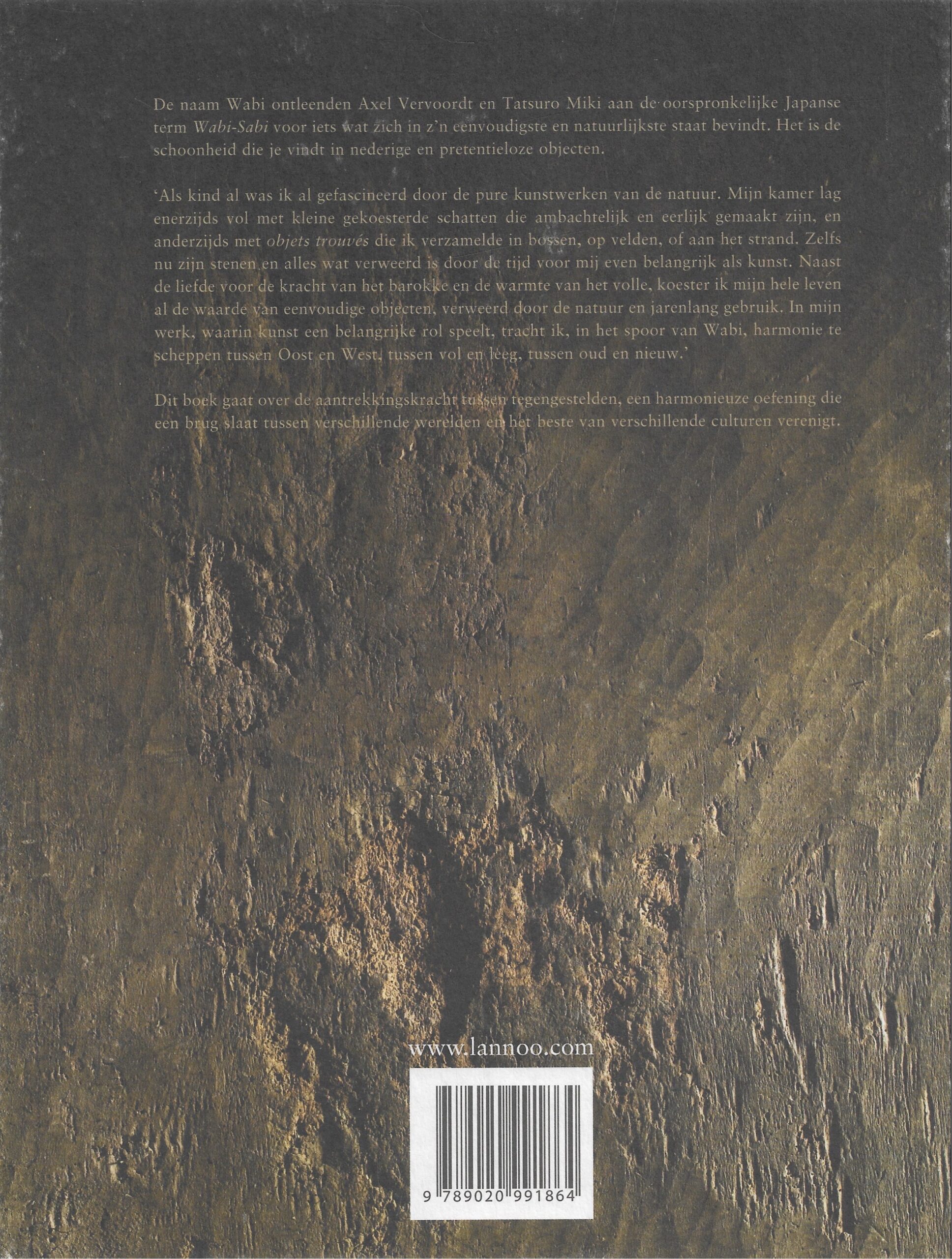 Boekomslag In het spoor van wabi - Axel Vervoordt