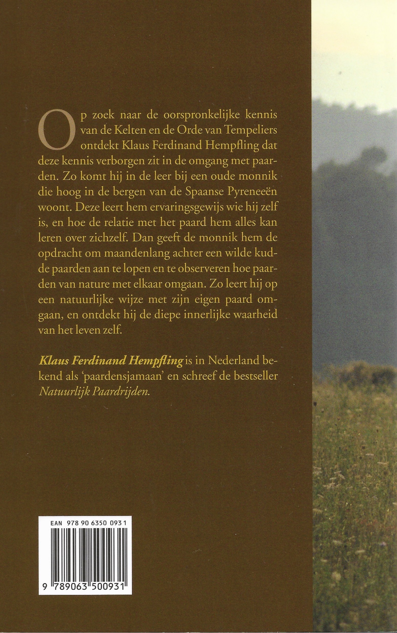 Boekomslag De boodschap van de paarden - Klaus Ferdinand Hempfling