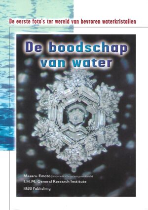 Boekomslag De boodschap van water - Masaru Emoto