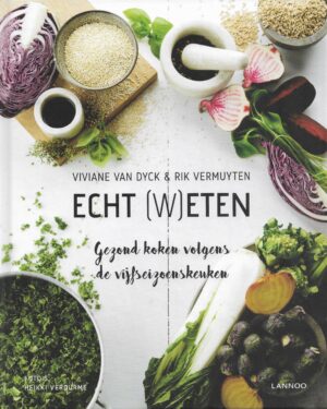 Boekomslag Echt (w)eten - Viviane van Dyck & Rik Vermuyten