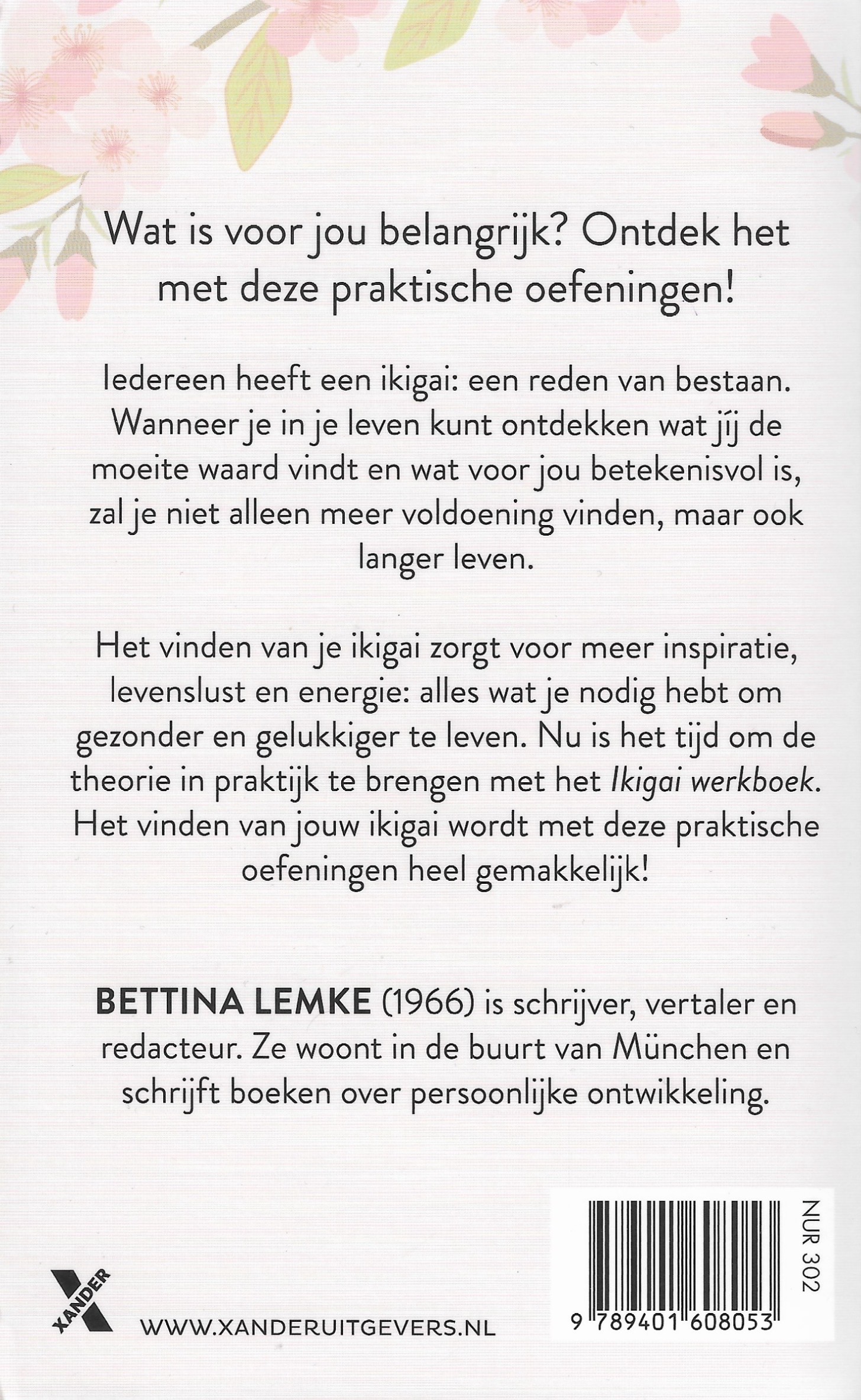 Boekomslag Ikigai werkboek - Bettina Lemke