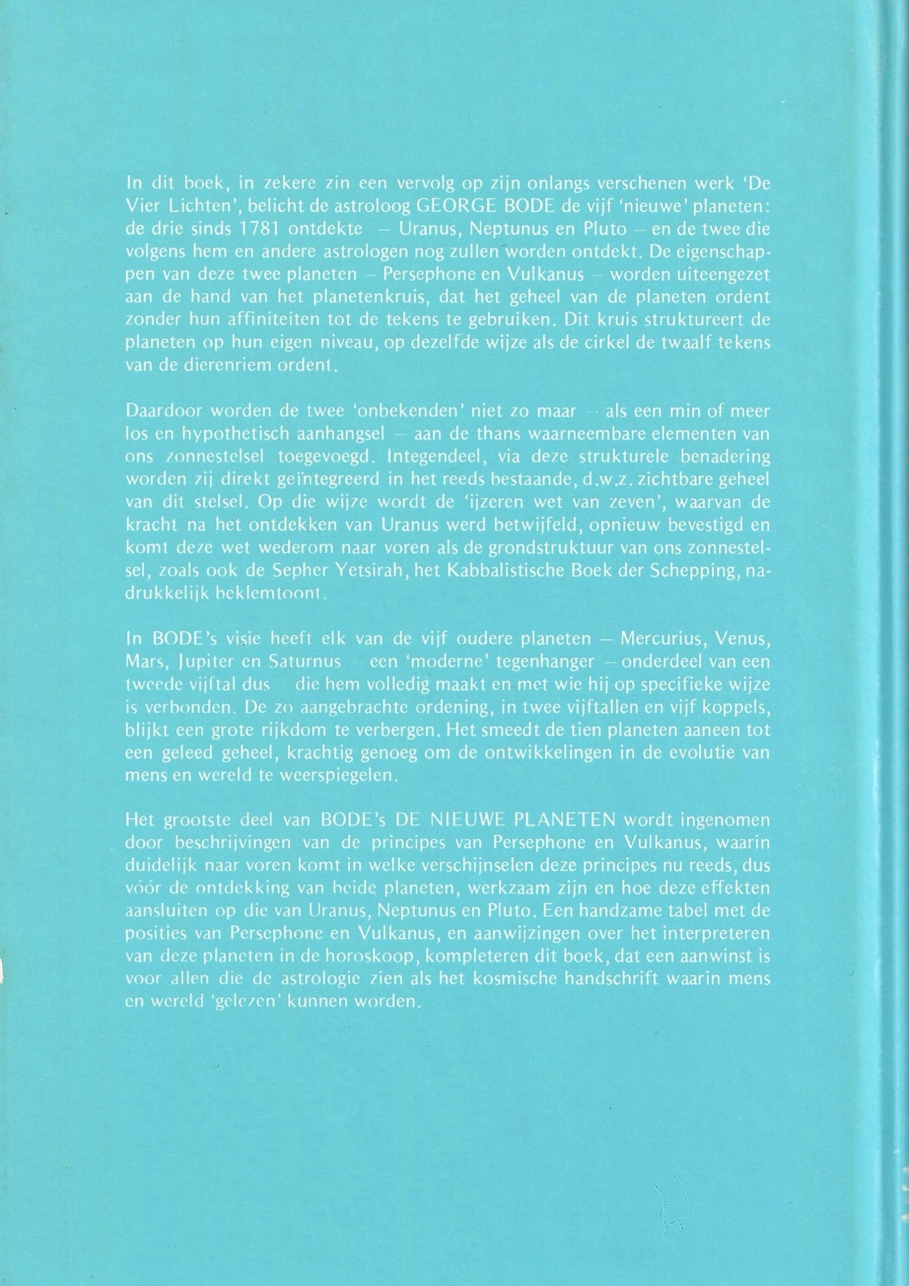 Boekomslag De Nieuwe Planeten - George Bode