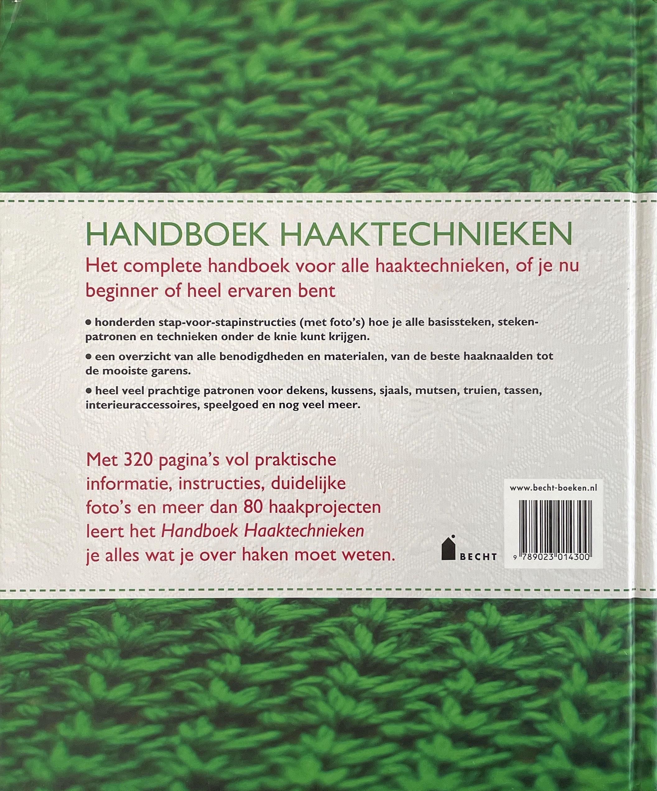 Boekomslag Handboek Haaktechnieken - Barbara Luijken (redacteur)