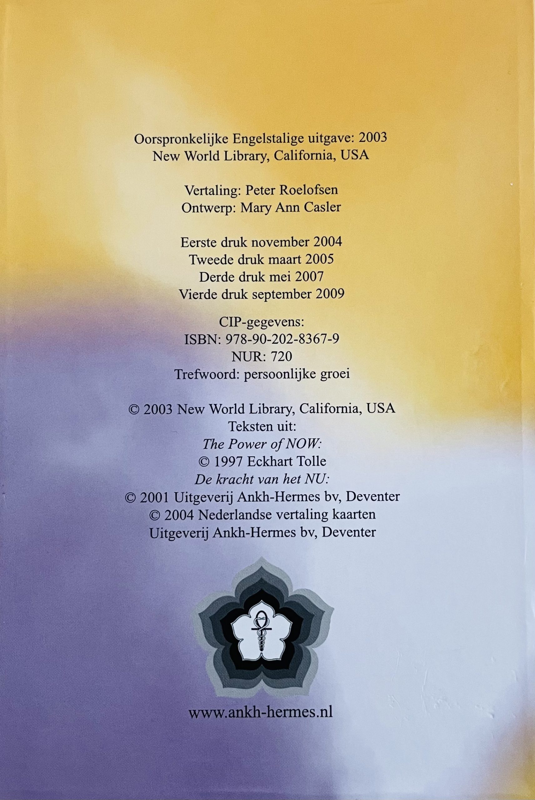 Doos De kracht van het nu 50 inspiratiekaarten - Eckhart Tolle