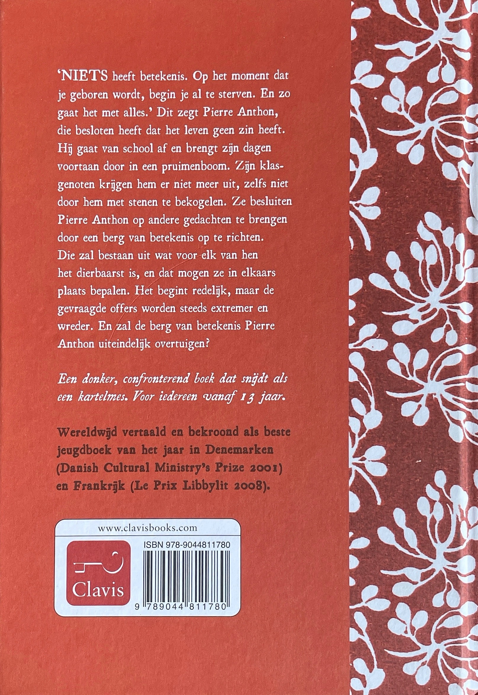 Boekomslag Niets - Janne Teller